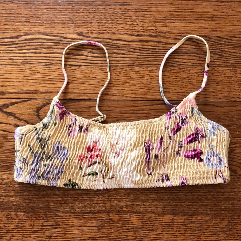 Tan Triangl Bikini Top